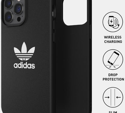 Adidas Iconic Phone Case iPhone 14 Plus Protective Bumper Cover - Black