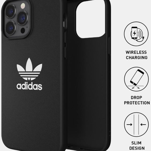 Adidas Iconic Phone Case iPhone 14 Plus Protective Bumper Cover - Black