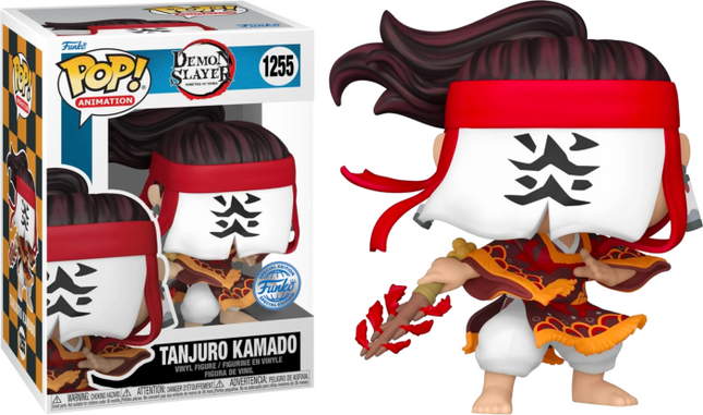 Funko Pop! Vinyl: Demon Slayer:  Tanjuro Kamado #1255 + free case