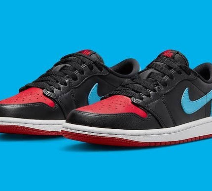 Jordan 1 Retro Low OG Red/Blue Size 8us womens CZ0775-046