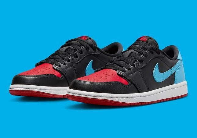Jordan 1 Retro Low OG Red/Blue Size 8us womens CZ0775-046