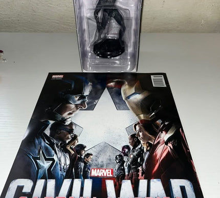 Black Panther #28  Marvel Movie Hand painted Eaglemoss figurine with magazine 