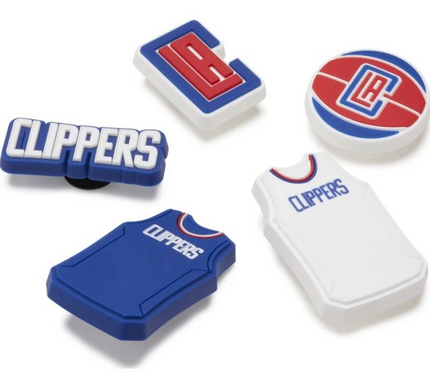 NEW Crocs Jibbitz Nba Los Angeles Clippers 5 Pack