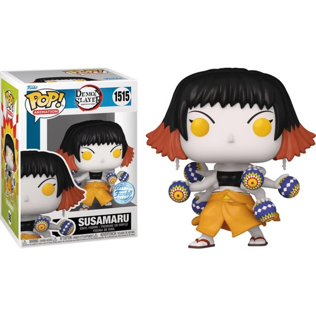 Susamaru with Temari Balls Funko Pop! Vinyl #1515 Demon Slayer + free case