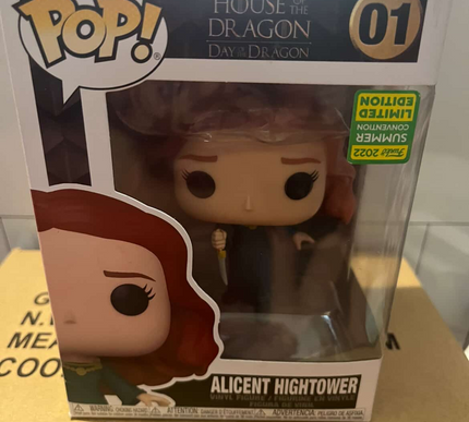 Alicent Hightower #01 Game Of Thrones Funko Pop! vinyl - 2017 (upside sticker)