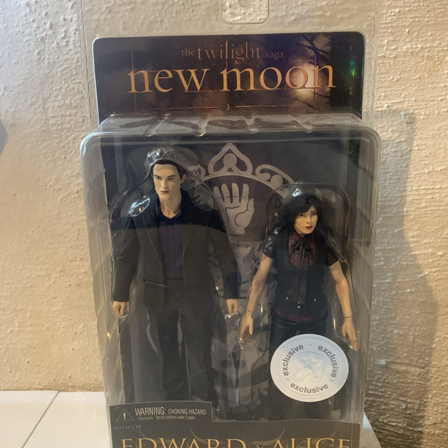 Twilight Saga New Moon Edward & Alice Action Figures New is Sealed Package