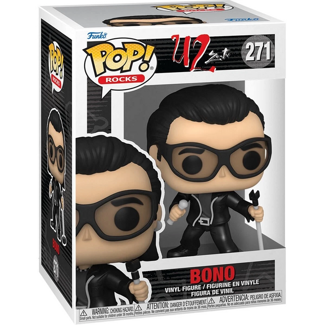 bono #271 "u2" Pop! vinyl music funko + free case