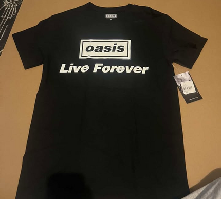 Oasis T-shirt - Small Brand new authentic Official merchandise 