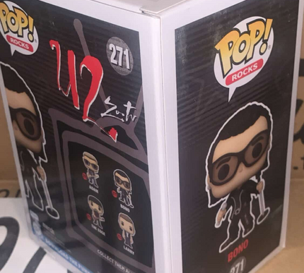 bono #271 Pop! vinyl music funko + free case (damage)
