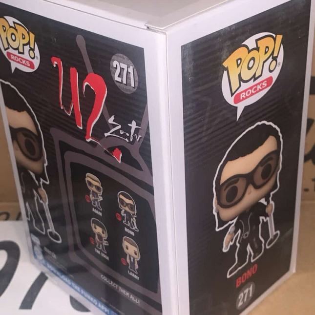 bono #271 Pop! vinyl music funko + free case (damage)