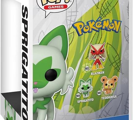 Sprigatito #1014 Super Sized 10" inch Pokemon Funko Pop! vinyl
