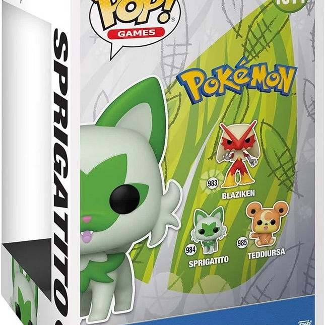 Sprigatito #1014 Super Sized 10" inch Pokemon Funko Pop! vinyl