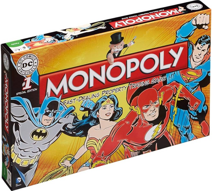 Brand new DC COMICS sealed monopoly game board