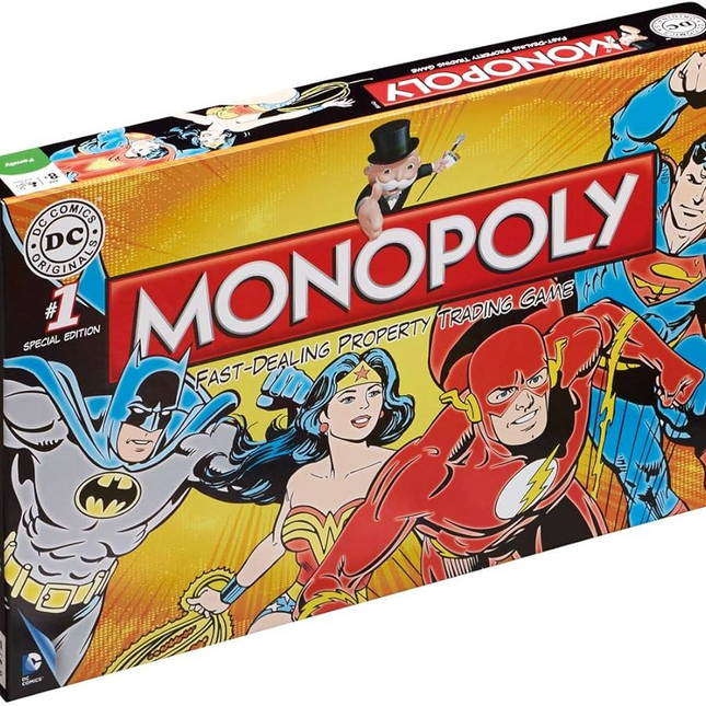 Brand new DC COMICS sealed monopoly game board
