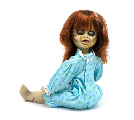 AS NEW 2017 MEZCO LIVING DEAD DOLLS PRESENT THE EXORCIST 10" DOLL 99105