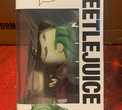 Beetle juice #641 "MOVIES" Funko Pop! Vinyl Figure (damaged)