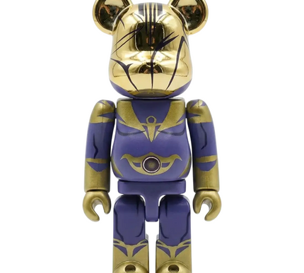 BEARBRICK MEDICOM SERIES 45 HERO DR FATE VARIANT 100% 2022 BLACK ADAM