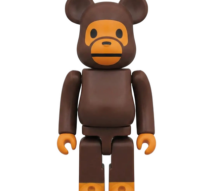 Bearbrick Series 45 Bape SEALED Baby Milo secret 100% WITH CARD AND BOX