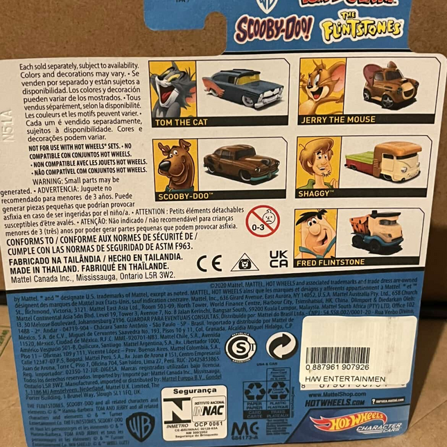 Hot Wheels Jerry the Mouse Characters Cars Tom and Jerry