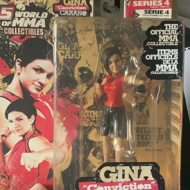Vtg Gina “Conviction” Carano Action Figure Round 5 MMA New In Box 2009 Rare