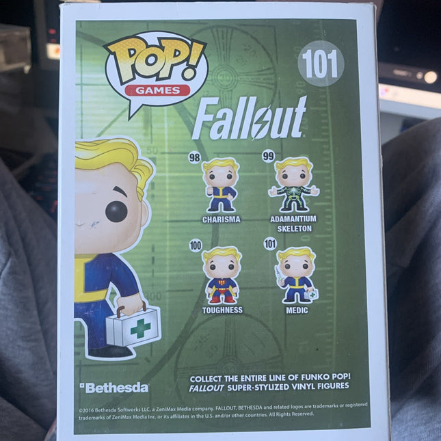 Funko Pop Vinyl Fallout MIB 101 Medic 2016