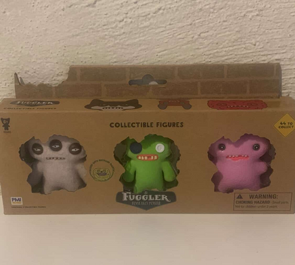 3 Pack Fuggler Funny Ugly Monster Collectible Figures