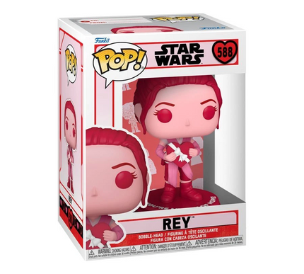 Star Wars - Rey - Valentines Edition - #588 - Pop! Vinyl + free case