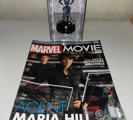 Agent Hill #26  Marvel Movie Hand painted Eaglemoss figurine with magazine 