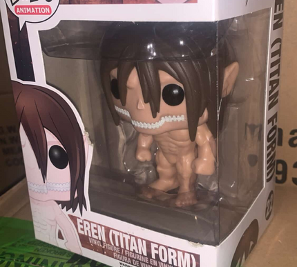 Eren Titan Form Funko Pop Vinyl 22, Attack On Titan + free case