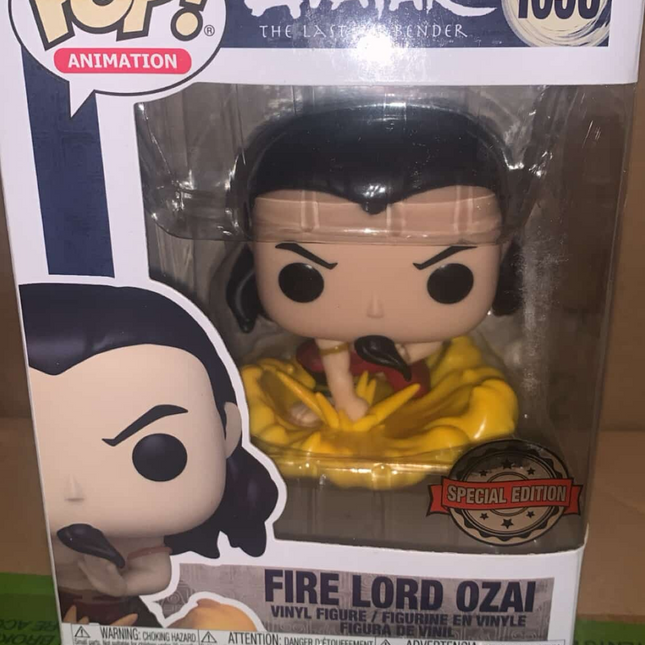 ATLA Fire Lord Ozai Special Edition Funko Pop 1058 + free case