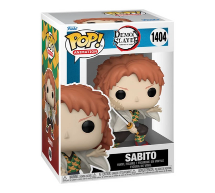 Demon Slayer - Sabito without Mask Pop! Vinyl Figure #1404 + free case