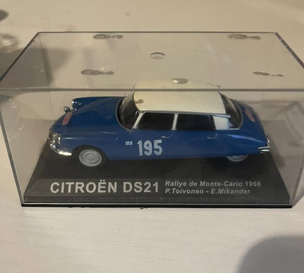 1/43 Rally Car Collection Citroen DS 21 Monte Carlo Rally 1966
