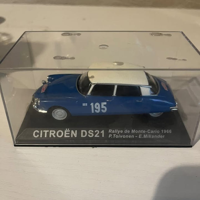 1/43 Rally Car Collection Citroen DS 21 Monte Carlo Rally 1966
