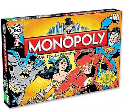 Monopoly DC Comics Originals Edition 2017 Family Board Game NEW SEALED