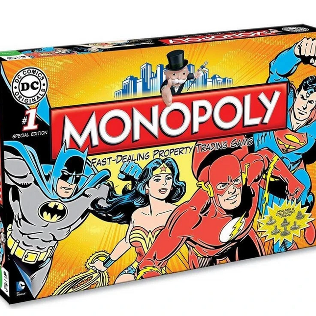 Monopoly DC Comics Originals Edition 2017 Family Board Game NEW SEALED