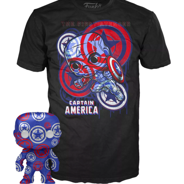 Captain America: Civil War - Artist Series Funko Pop! Vinyl & T-Shirt - SMALL