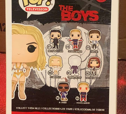 Starlight #987 THE BOYS "TV" Funko Pop! Vinyl Figure (damaged)