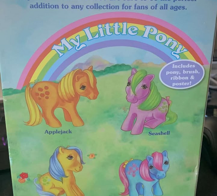vintage My little pony Earth Ponies "bubbles"