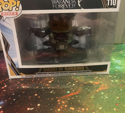 Black Panther: Wakanda Forever Shuri in Sunbird #110 Funko Pop! vinyl Rides 