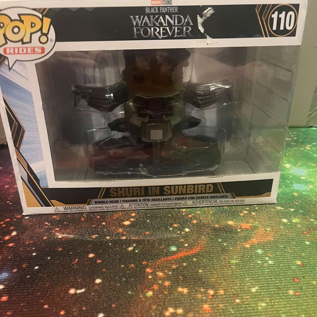 Black Panther: Wakanda Forever Shuri in Sunbird #110 Funko Pop! vinyl Rides 
