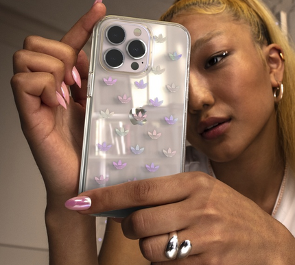 Genuine Adidas Logo Graphic Snap Phone Case iPhone - For iPhone 14