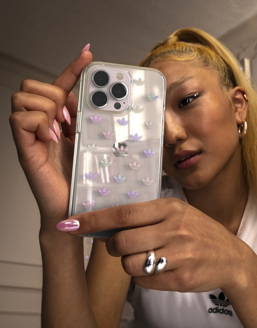 Genuine Adidas Logo Graphic Snap Phone Case iPhone - For iPhone 14