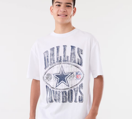 Official NFL DALLAS COWBOYS Kids Youth T-shirt SIZE 12