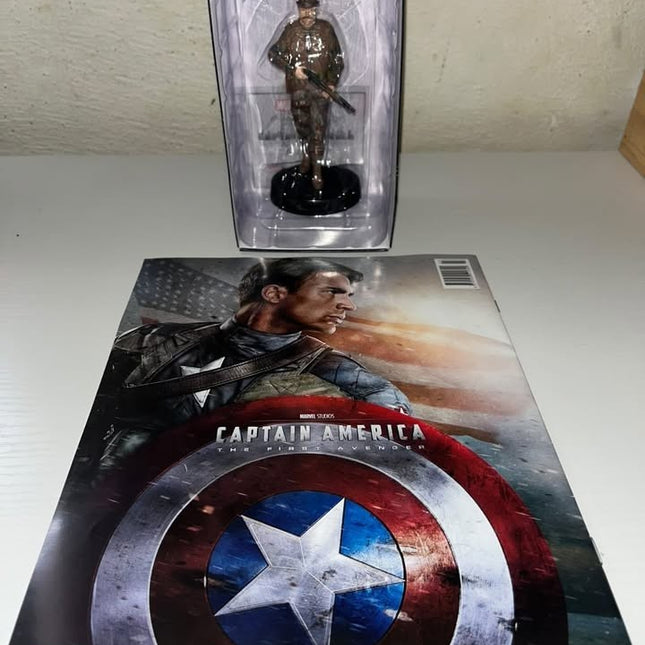 Dum Dum Dugan #43 Captain america Hand painted Eaglemoss figurine with magazine 