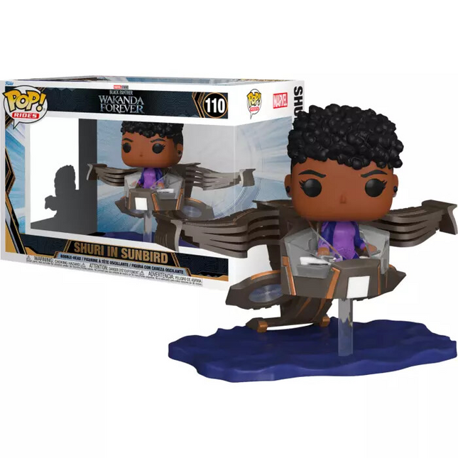 Black Panther: Wakanda Forever Shuri in Sunbird #110 Funko Pop! vinyl Rides 