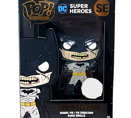 Batman Deceased Enamel Pin Pop! funko vinyl DC + Free case