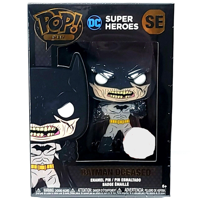 Batman Deceased Enamel Pin Pop! funko vinyl DC + Free case