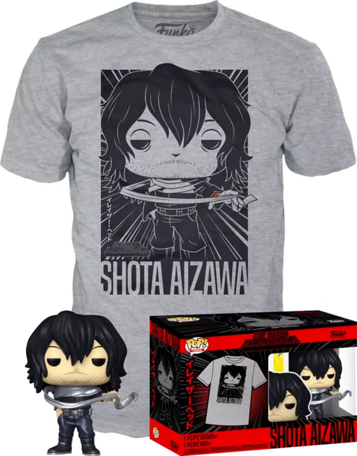 My Hero Academia - Shota Aizawa Pop! Vinyl Figure & T-Shirt Box Set - SMALL
