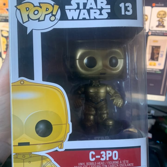 C-3PO 13 ~ Star Wars ~ Funko Pop Vinyl ~ Excellent Condition + FREE PROTECTOR