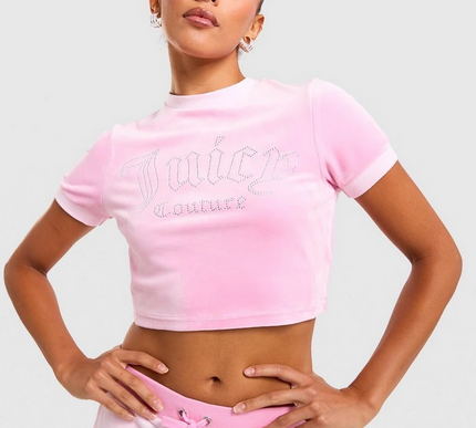 JUICY COUTURE Slim Baby T-Shirt - SMALL